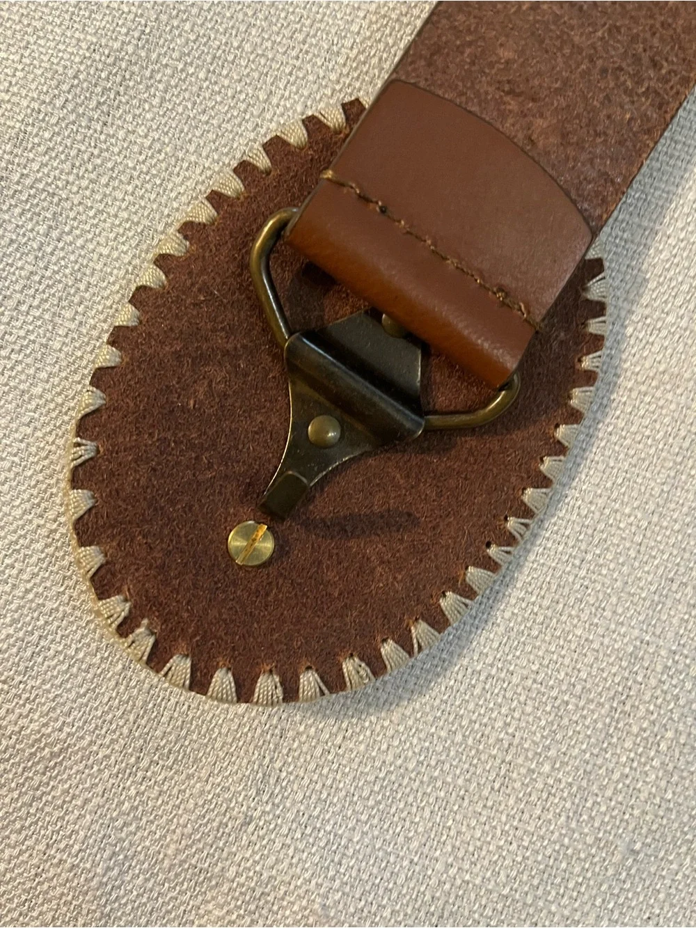 Chicos brown leather